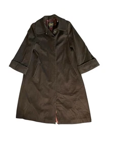Dino Gaspari Women’s 100% Cashmere Long Overcoat Brown Size 8 Made in Canada - Picture 1 of 12