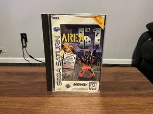 Area 51 (Sega Saturn, 1996) Complete In Box CIB #2 - Picture 1 of 6