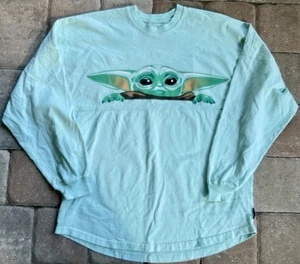 Disney Star Wars The Mandalorian Spirit Jersey Mens Womens Long Sleeve Medium M - Picture 1 of 3