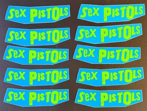 SEX PISTOLS Live/Filthy Lucre Tour SET OF TEN 1996 PROMO STICKERS Vintage Orig - Picture 1 of 2