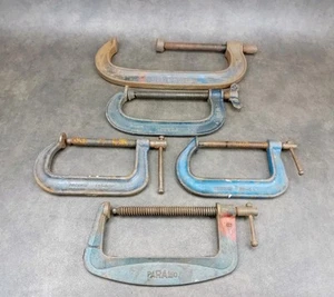 Job Lot of G Clamps Record Woden Paramo - Picture 1 of 11