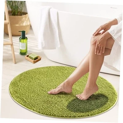 Alfombra Oliva para Decoración de Habitación Fresca - Alfombra de Cocina Verde Brillante Antideslizante con  Foto 1 de 4