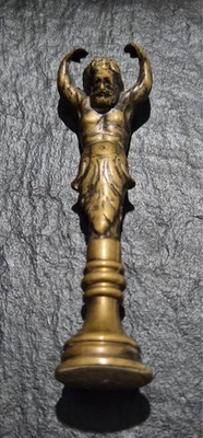 Bronze Petschaft Atlas  - Bild 1 von 2