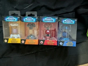 4pc Lot Skylanders Imaginators Creation Crystals: Water, Tech, Fire, Light W/Box - Picture 1 of 3