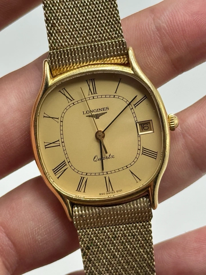 Reloj Longines Clásico Automático Ultra Delgado Chapado en Oro Foto 1 de 4
