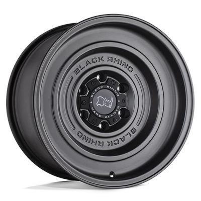 Rueda 17x9,5 Black Rhino PISTOLA MATE SÓLIDA NEGRA 6x5,5 (-12 mm) Foto 1 de 4