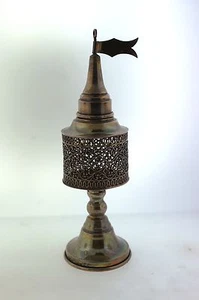 JUDAICA STERLINGSILBER GEWÜRZTURM UM 1940 VON CHSAF  - Bild 1 von 5