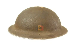 Casque MKII canadien brigade piron belge WW2 - Photo 1/4