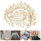 (Gold)Tassel Chain Rhinestone Fringe Bridal Applique Trim Crystal Clothing Bag