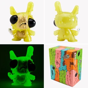 Kidrobot 8" Meltdown Dunny Yellow Vinyl Art Toy Chris Ryniak T12YLO33 MINT NEW - Picture 1 of 3