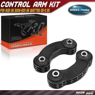 2Pcs Rear Left & Right Sway Bar Link for Audi A6 2006-2011 A6 Quattro 05-11 S6 - Image 1 of 4