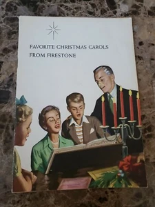 Vintage 1960 Weihnachtslieder und Weihnachtslieder Buch von Firestone Reifen & Gummi - Bild 1 von 8