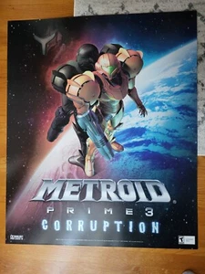 Toys R Us Metroid Prime 3 Corruption Store Display Promo Poster Sign 36" x 30" - Picture 1 of 4
