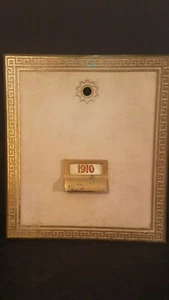 LARGE Vintage 1965 Corbin Brass US Post Office Mail Box Door 12-1/2 x 11" #1910 - Picture 1 of 9