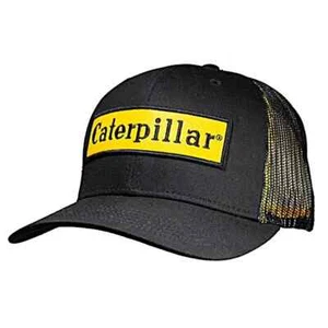 Caterpillar CAT Equipment Black & Yellow Timeless Snapback Mesh Cap/Hat - Picture 1 of 1