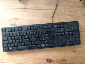 Dell USB wired keyboard. Black. Good condition. SK-8120. - Bild 1 von 9