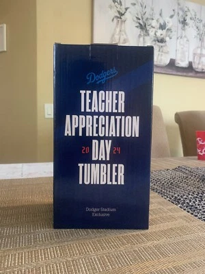 💙💙LA DODGERS 2024 “ TEACHER APPRECIATION” 🔥🔥TUMBLER/ CUP⚾️⚾️ - Image 1 of 4