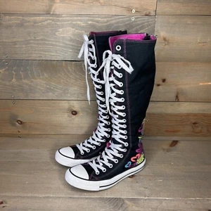 Converse All Star Chuck Taylor Knee High Black White 517511 Women's Size 7 US - Picture 1 of 10