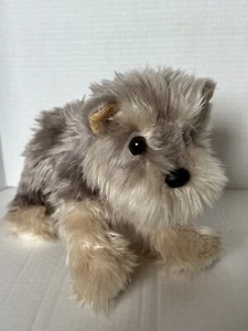 Peluche Yorkie PMT Holdings 10" realista bronceado/gris - Imagen 1 de 9