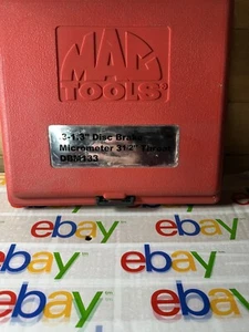 Mac Tools 3-1.3” Disc Brake Micrometer 3-1/2” Throat DBM133 AD - Picture 1 of 2