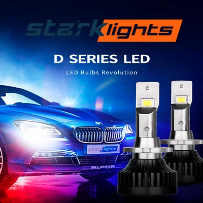STARK D2 LED bulbs - Direct Replacement for D2S D2R HID Xenon bulbs Plug n Play - Image 1 of 4