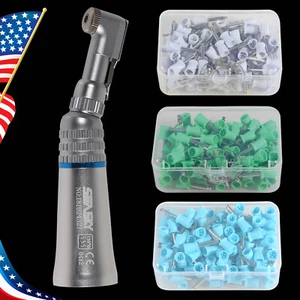 Dental Slow Low Speed Contra Angle Handpiece NSK Style / Polishing Prophy Cups - Foto 1 di 41