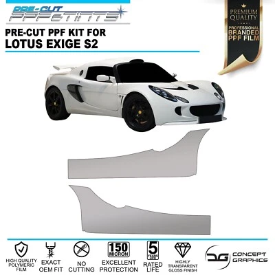 Película protectora de pintura con astillas laterales para falda lateral PPF para Lotus Exige S2 - Imagen 1 de 3