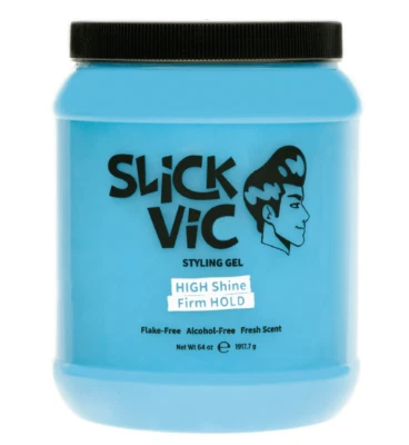 Slick Vic Styling Gel For Men | Strong Hold Styling Product 64oz - Image 1 of 4