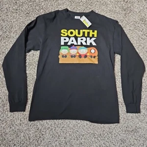 South Park Graphic Long Sleeve Shirt Black Size M Delta Pro Weight - Picture 1 of 4