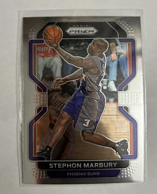 Tarjeta base de baloncesto Stephon Marbury 2021-22 Panini Prizm #277 Phoenix Suns Foto 1 de 2