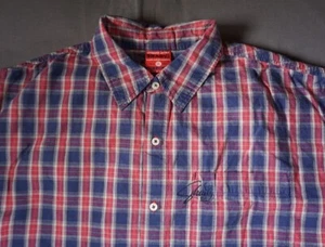 Shady LTD Shirt Mens 2XL Eminem Slim Shady Streetwear Plaid Button Up - Picture 1 of 10