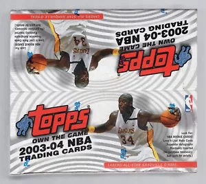 2003-04 TOPPS BASKETBALL FACTORY SEALED RETAIL BOX **LOOK FOR LEBRON JAMES RC** - Picture 1 of 6