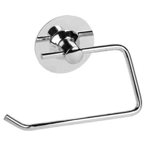 PORTAROTOLO ACCIAIO CROMATO FISSAGGIO ADESIVO 3M - Foto 1 di 1