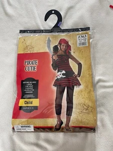Pirate Cutie Tween 5 Piece Costume Size X-Large 12-14 - Picture 1 of 10