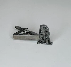 Men’s Tie clip, Dog Tie Clip by Mercury Industries, Basset Hound Tie Clip - Picture 1 of 4