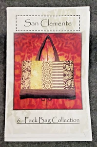 Pattern - San Clemente Bag Pattern, 6-Pack Bag Collection Pattern (C20B1) - Picture 1 of 5