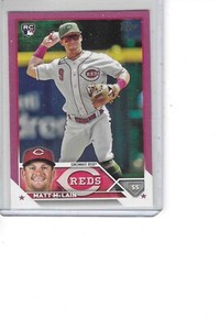 2023 Topps Update Mother's Day Pink #US199 Matt McClain Rookie  Reds 13/50