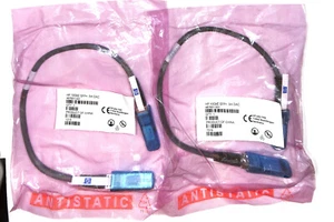 Lot Of 2x new HP 487967-001 0.5M SFP+ DAC 487651-001 Cable - Photo 1/1