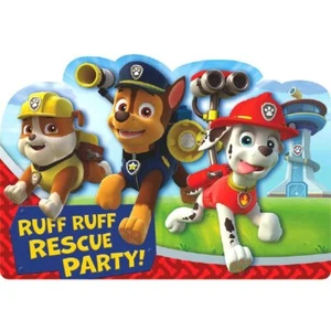 Paw Patrol Postcard Invites 8CT - Picture 1 of 1