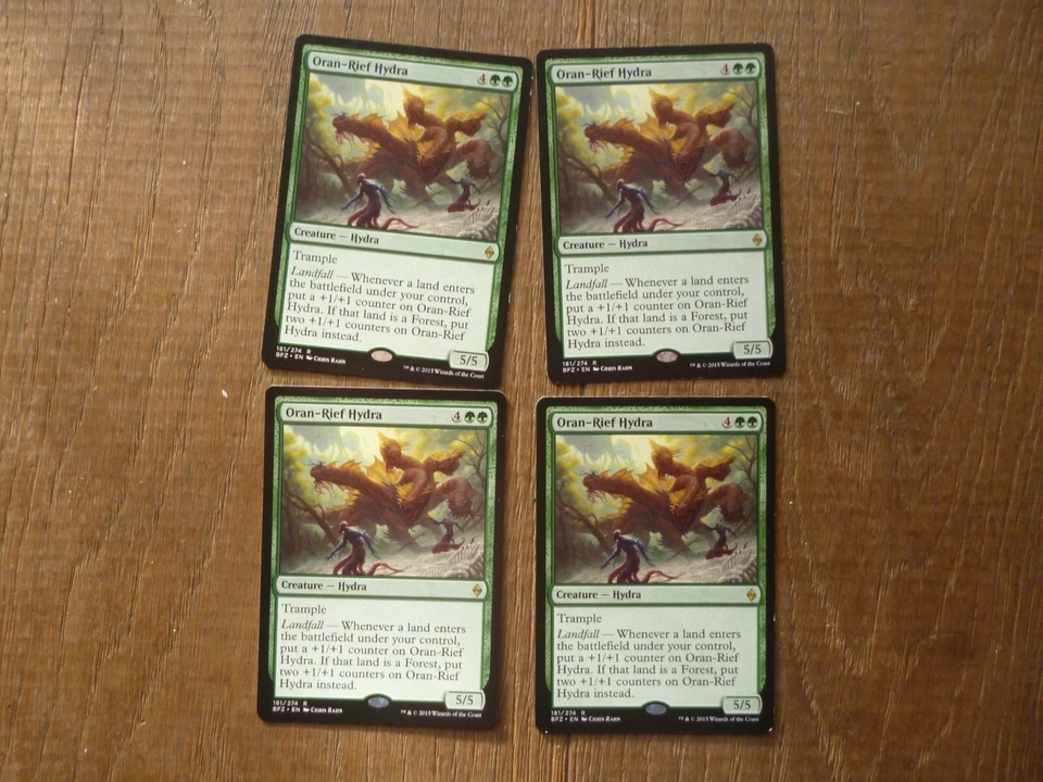 MTG 4 x Oran-Rief Hydra rare Battle For Zendikar Magic The Gathering - Image 1 of 1
