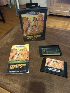 QuackShot Starring Donald Duck (Sega Genesis, 1991) CIB Complete Authentic Works - Picture 1 of 11