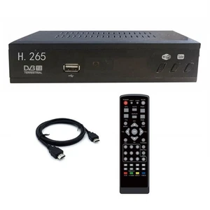 DVB T2 HEVC 265 Tuner Numérique DVB-T2 265 1080P Décodeur USB Récepteur6390 - Bild 1 von 8