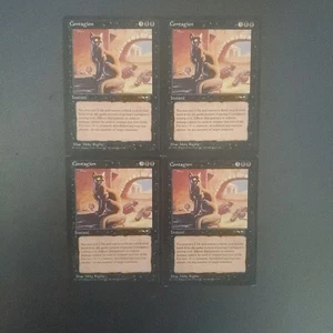 MTG Contagion Card Set 4 Pieces English Collectible Game - Picture 1 of 1