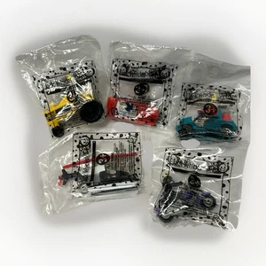 Set of 5 Jack in the Box Jack Vehicles Kids Meal Toys 1998 Full Set New Sealed - Picture 1 of 7
