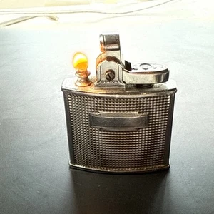 1950s Ronson Cadet Vintage Lighter Silver Coloured working great - Picture 1 of 8