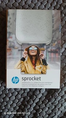 HP Sprocket 2x3" Sofortbild Smartphone Fotodrucker - Tragbar, Farbe & WLAN. - Bild 1 von 4