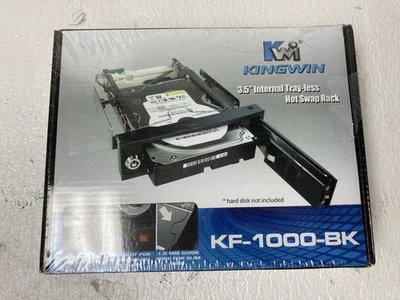 Kingwin 3,5 внутренний лоток lessHot своп стойка KF-1000-BK новый запечатанный - Изображение 1 из 4
