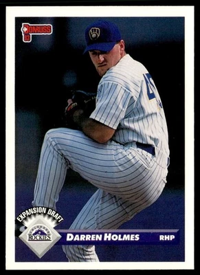 1993 Donruss Darren Holmes Colorado Rockies #779 - Image 1 of 2