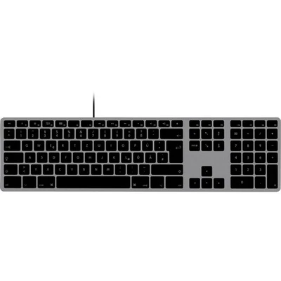 Matias FK318B Wired Aluminium Keyboard for Mac USB Tastatur Deutsch, QWERTZ, ... - Bild 1 von 4