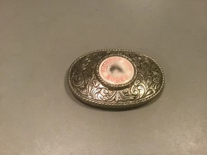 Vintage Rarely Seen 1984 PIONEER CITY RODEO  SOLID BELT BUCKLE - Picture 1 of 4